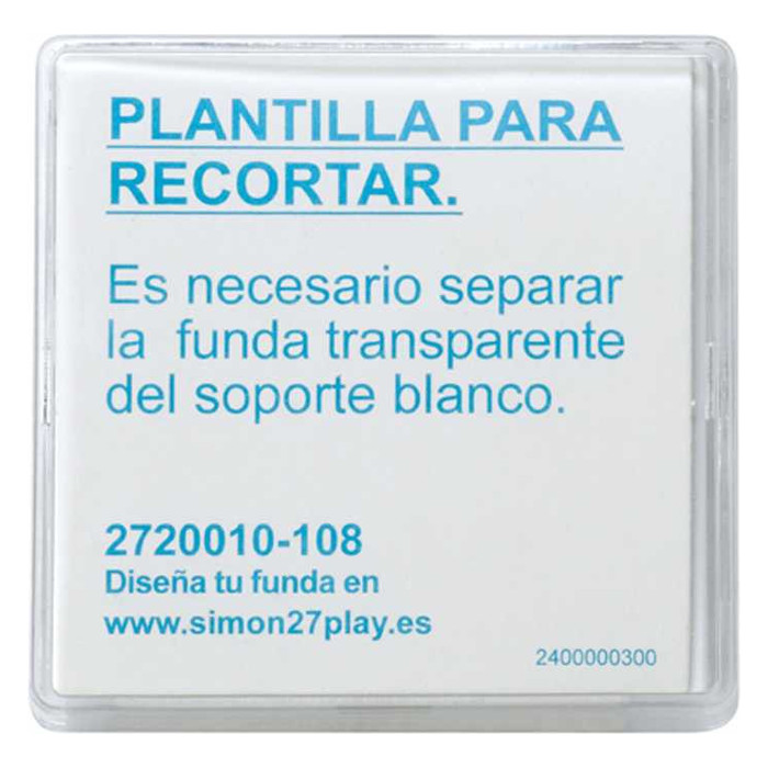 Клавиша для выключателя Simon SIMON 27, прозрачный, 2720010-108