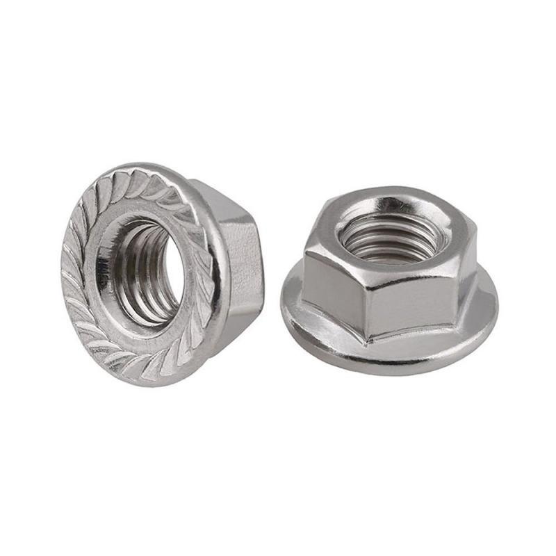 Гайка шестигранная с фланцем М6 DIN 6923 оцинк. (пакет) (уп.200шт) Tech-Krep/Zitar 141611