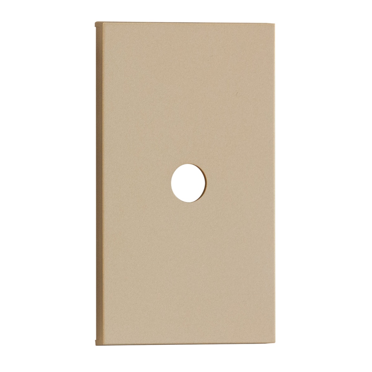 TV накладка/вывод кабеля 1 модульная цвет-шампань матовый MEITON ACH08M2